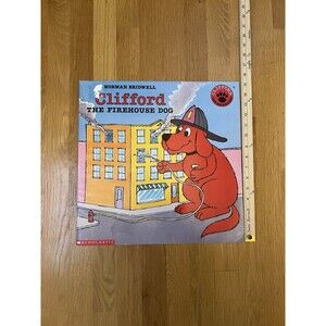 Clifford the Firehouse Dog by Norman Bridwell 1995 Paperback Teacher Easel Big